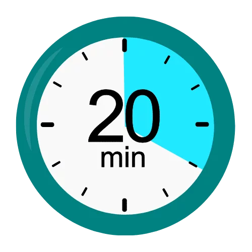 20 minutes session